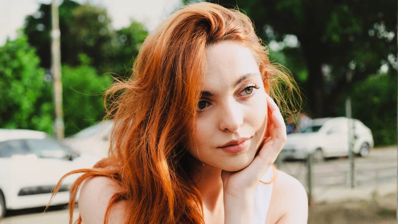 If You’re Tired of Repeating the Same Painful Family Patterns, Here’s Ways To Break Them Close-up of a sad, pensive woman symbolizing the emotional work of breaking painful family patterns.