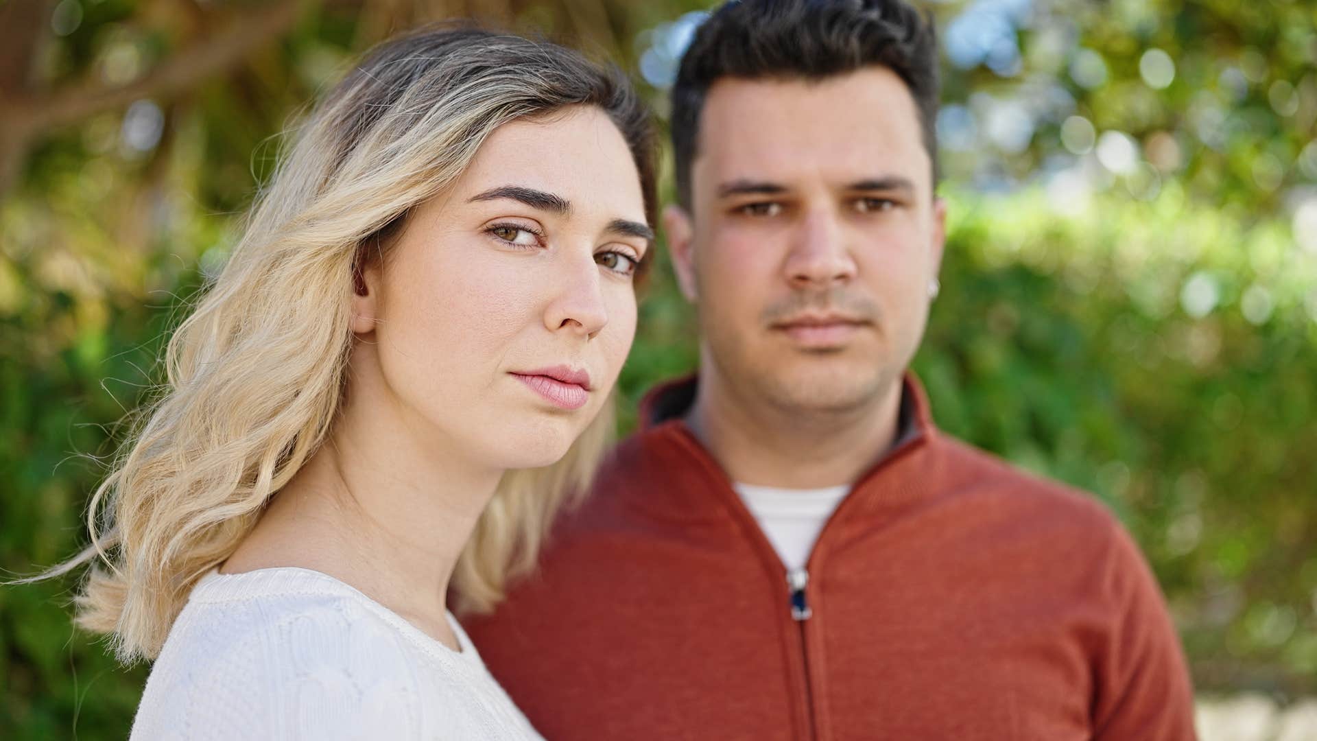 woman being protective of her close relationship