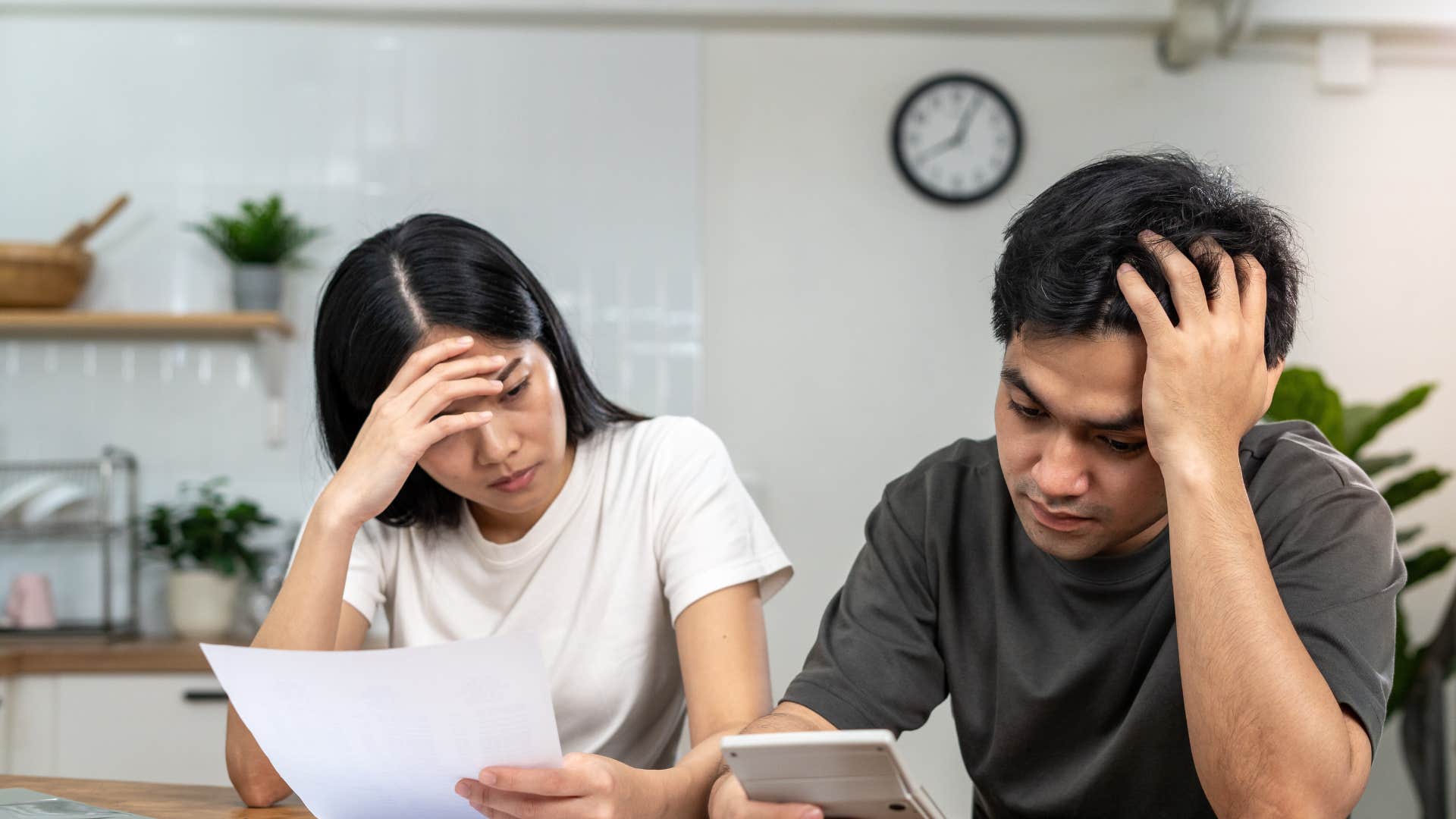 couple realizes an unescapable reality of life they never expected as kids that hits hard as adults is that life is way more expensive than they thought