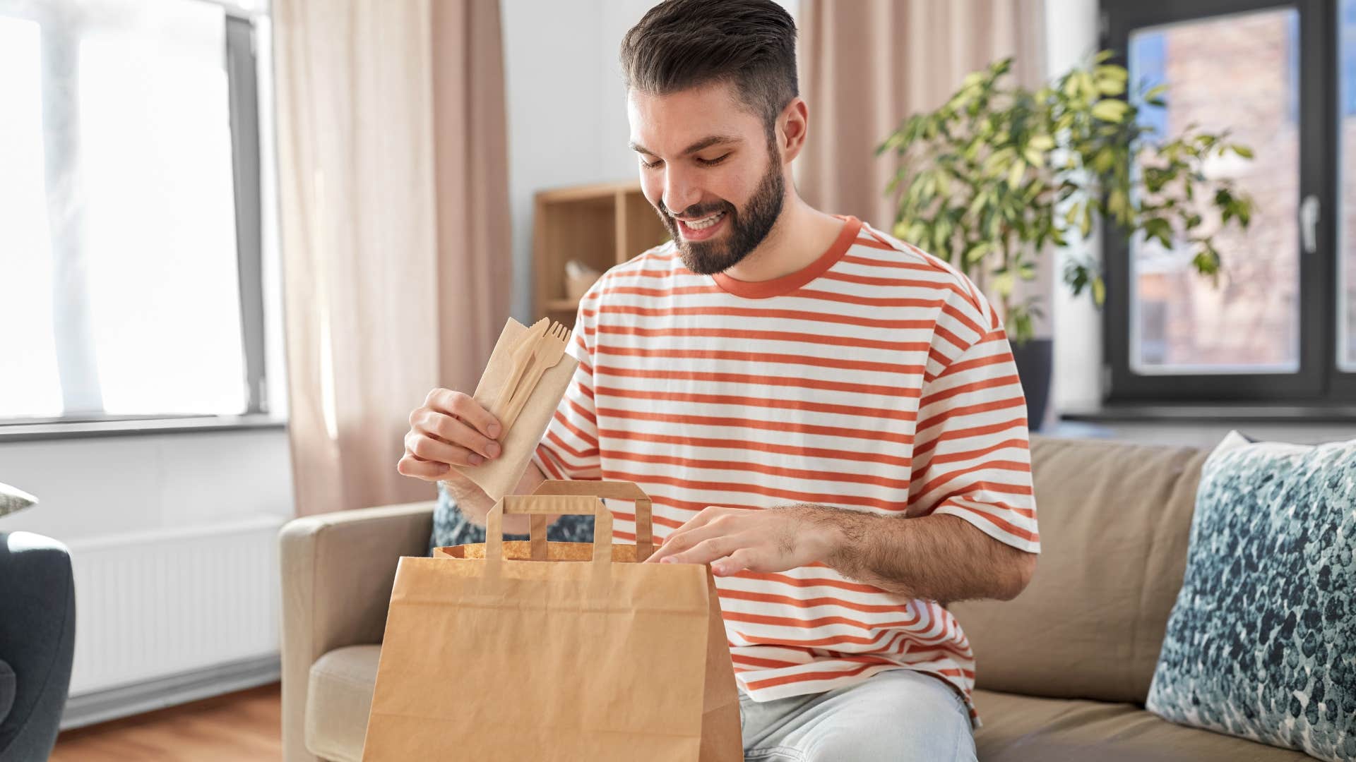 unnecessary free things people refuse to throw away because they might be useful someday fast food napkins man saving napkins from fast food takeout order