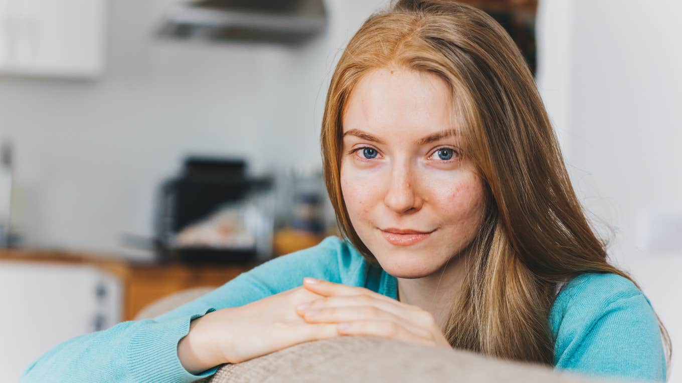 Unnecessary 'Free' Things People Refuse To Throw Away Because They Might Be Useful Someday frugal woman happy with her home