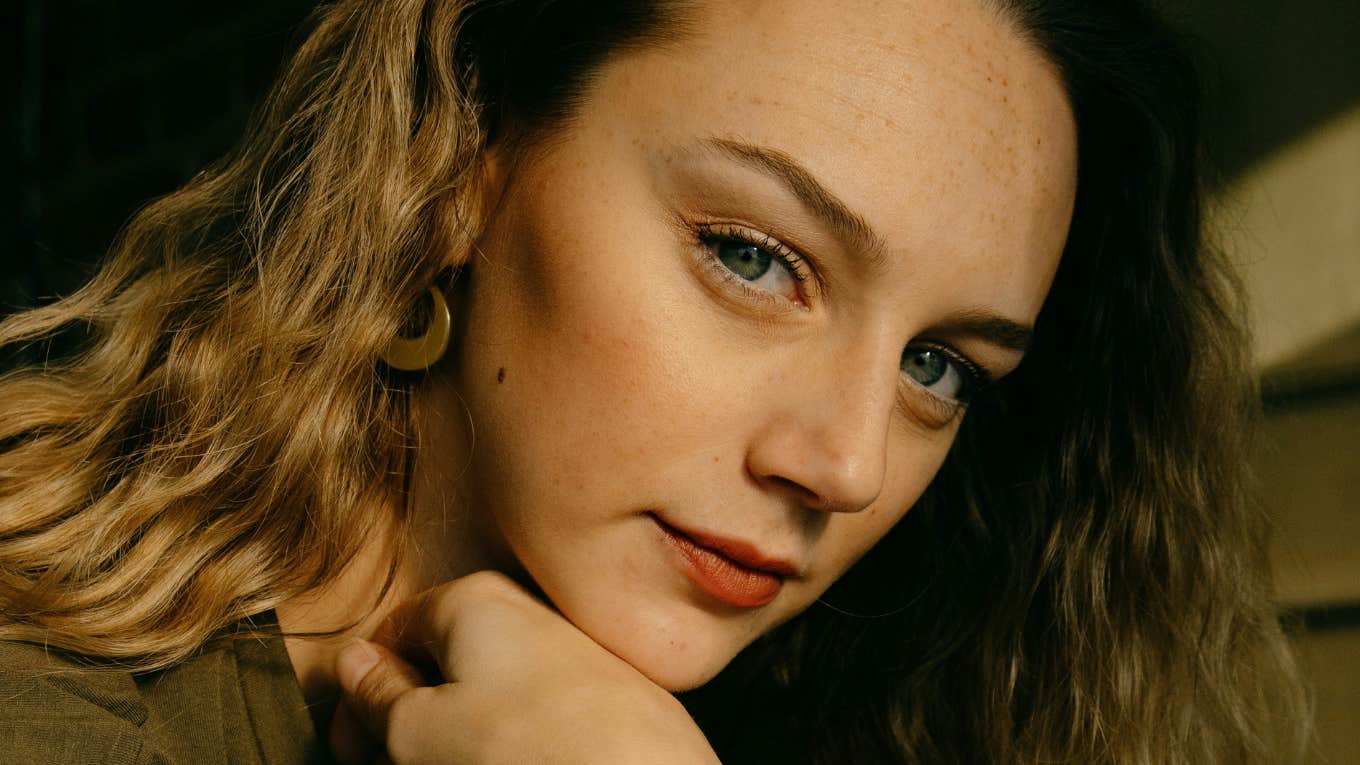 Person has superhuman eye.