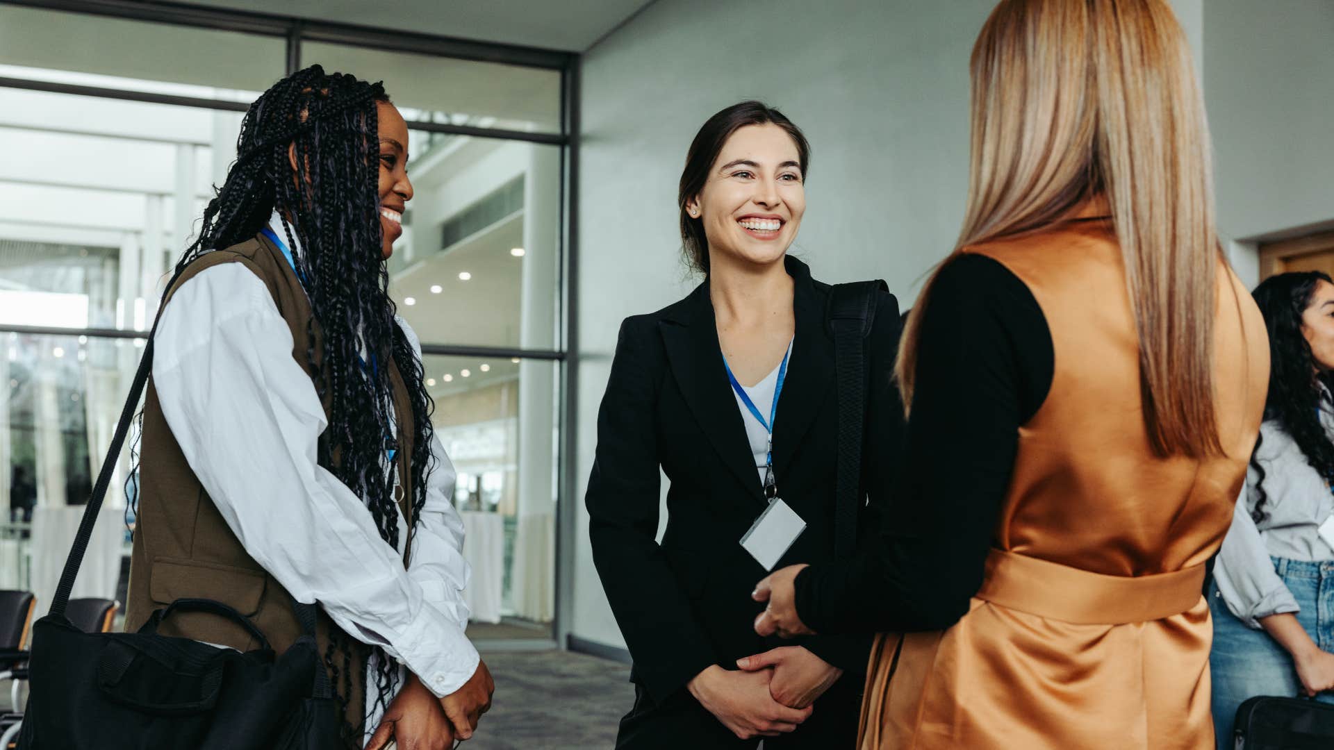 woman who is a successful entrepreneur as she knows engaging with clients is critical