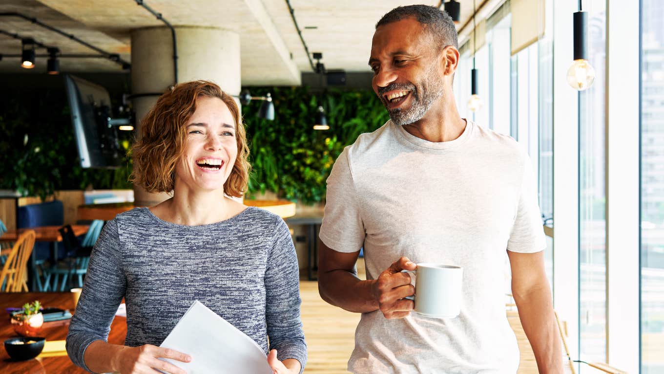 Ways To Date Someone You Work With — Without Making Things Really Weird Person dating someone they work with.