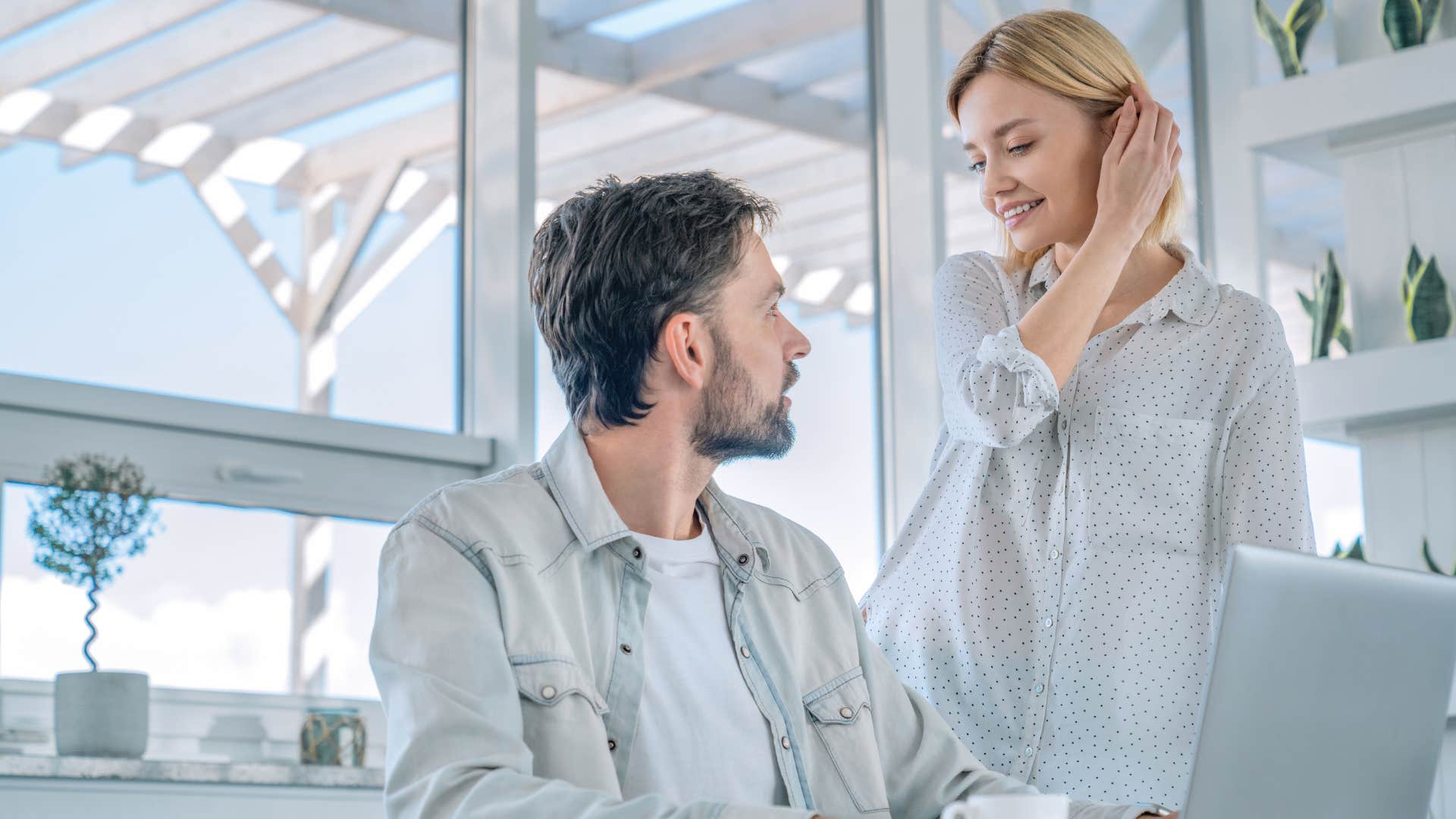 woman dating someone she works with even though boss is off limits