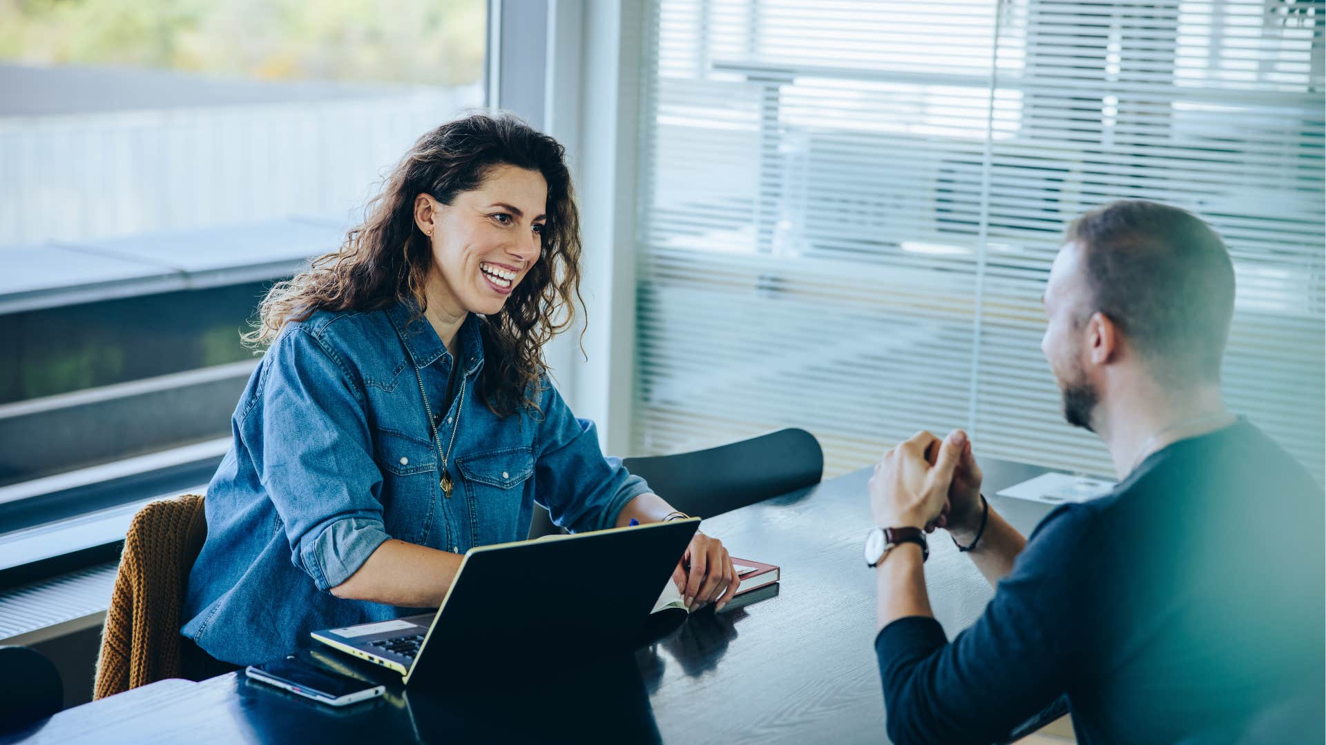 man who wants to date woman he works with by investing in friendship first