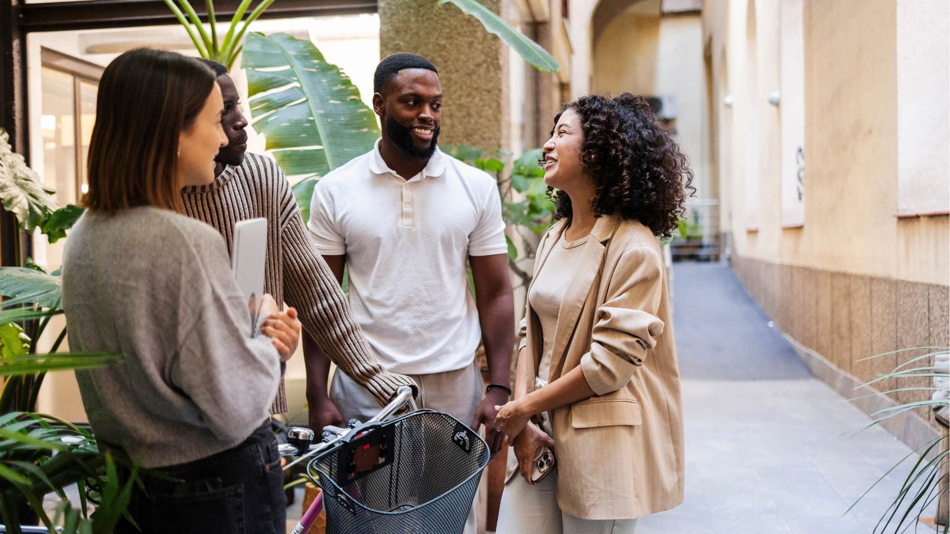 woman whose friends shape her more than she realizes as they bring out her inner modesty