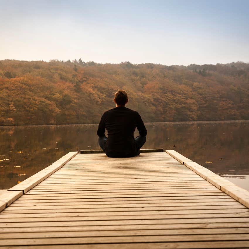 man who has a place for the tears he sheds over the years