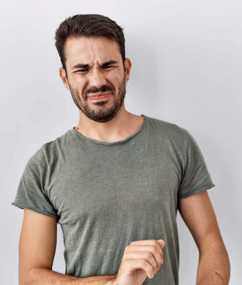 Man might be desperate but he's not into you