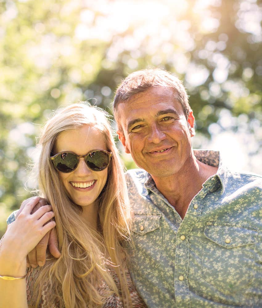 woman married older man his money