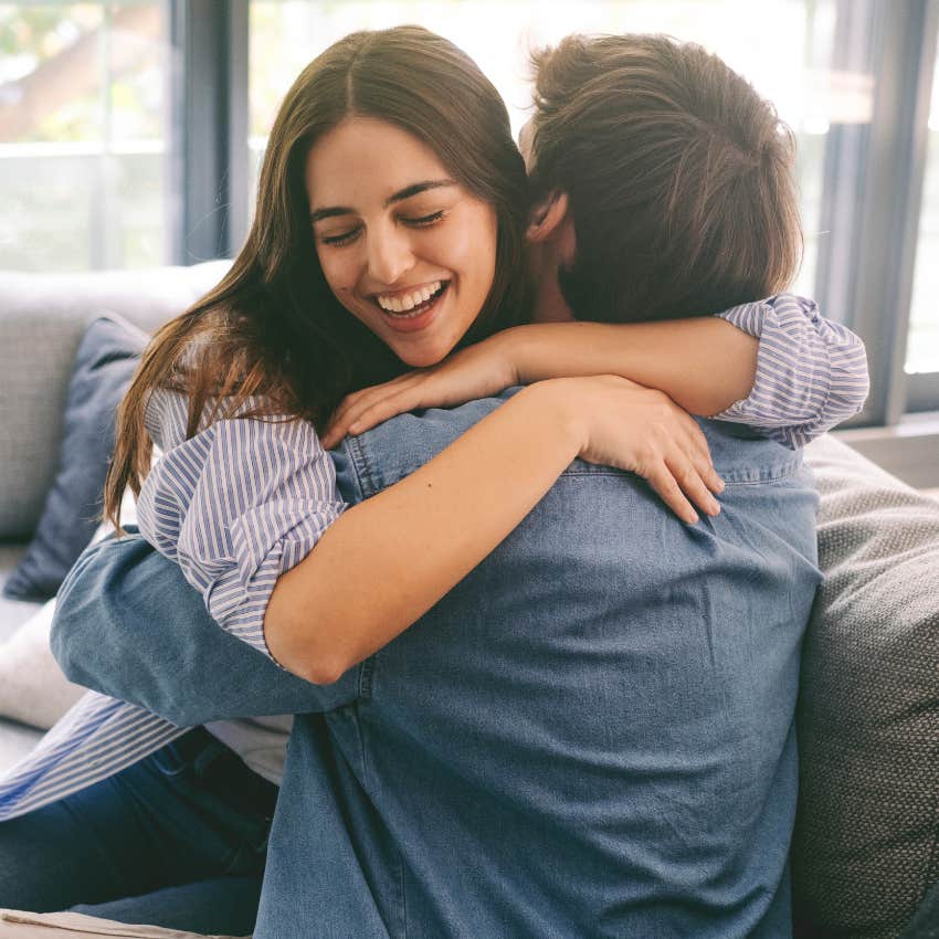 woman who naturally makes men feel needed as she lets her partner know he is appreciated