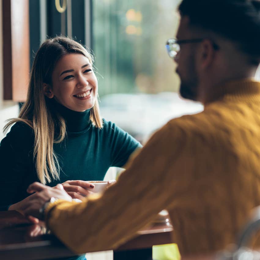 woman who naturally makes men feel needed as she tells him what makes her happy