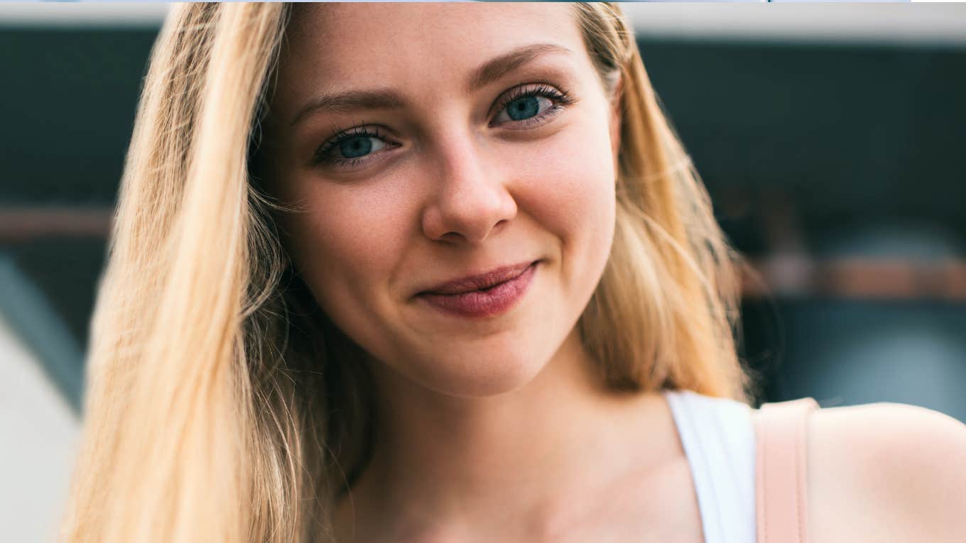 Woman who wants a guy to ask her to be his girlfriend. 
