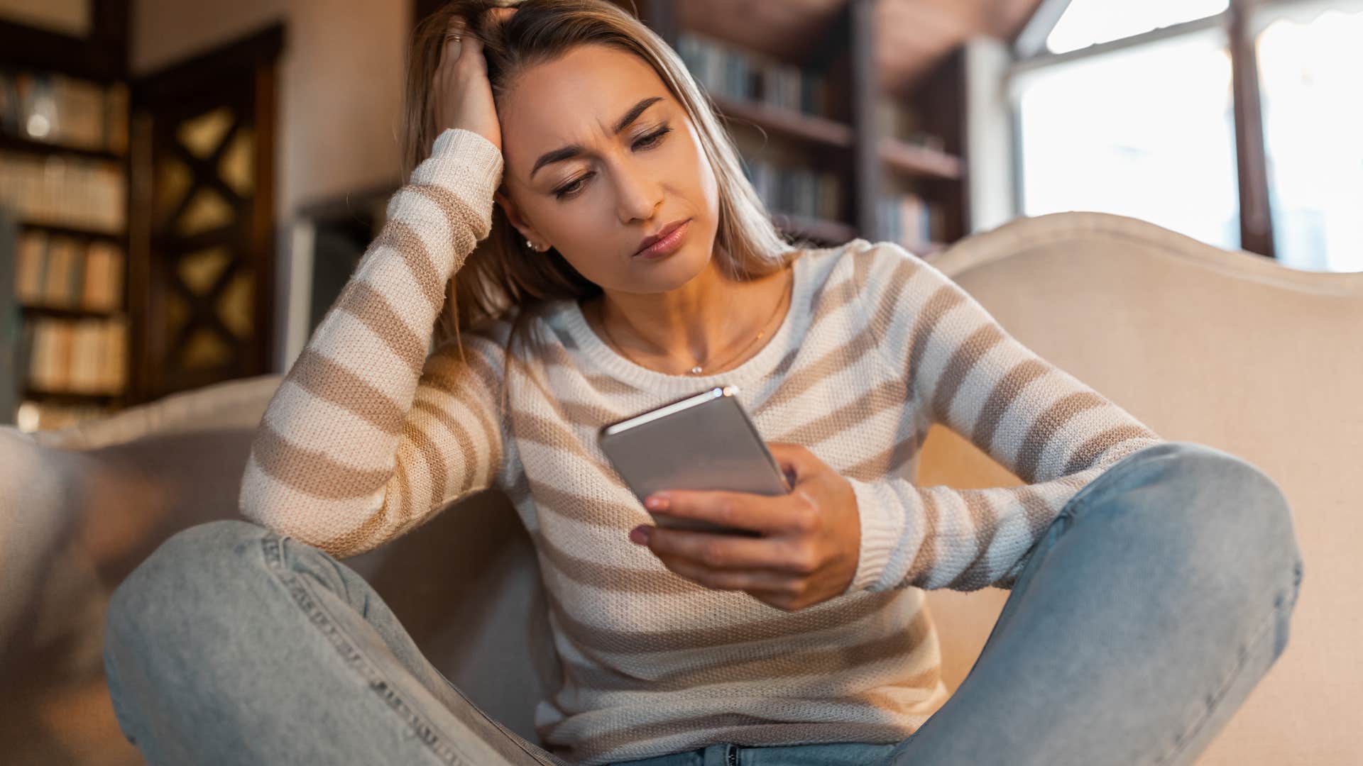 woman feeling guilt for wanting things