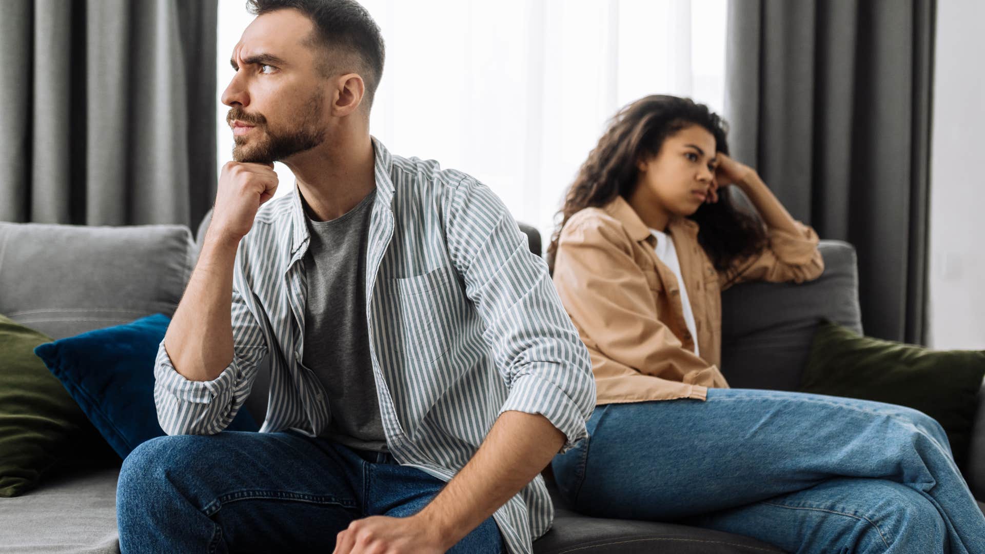 woman who is in a relationship with wendy syndrome as she walks on eggshells