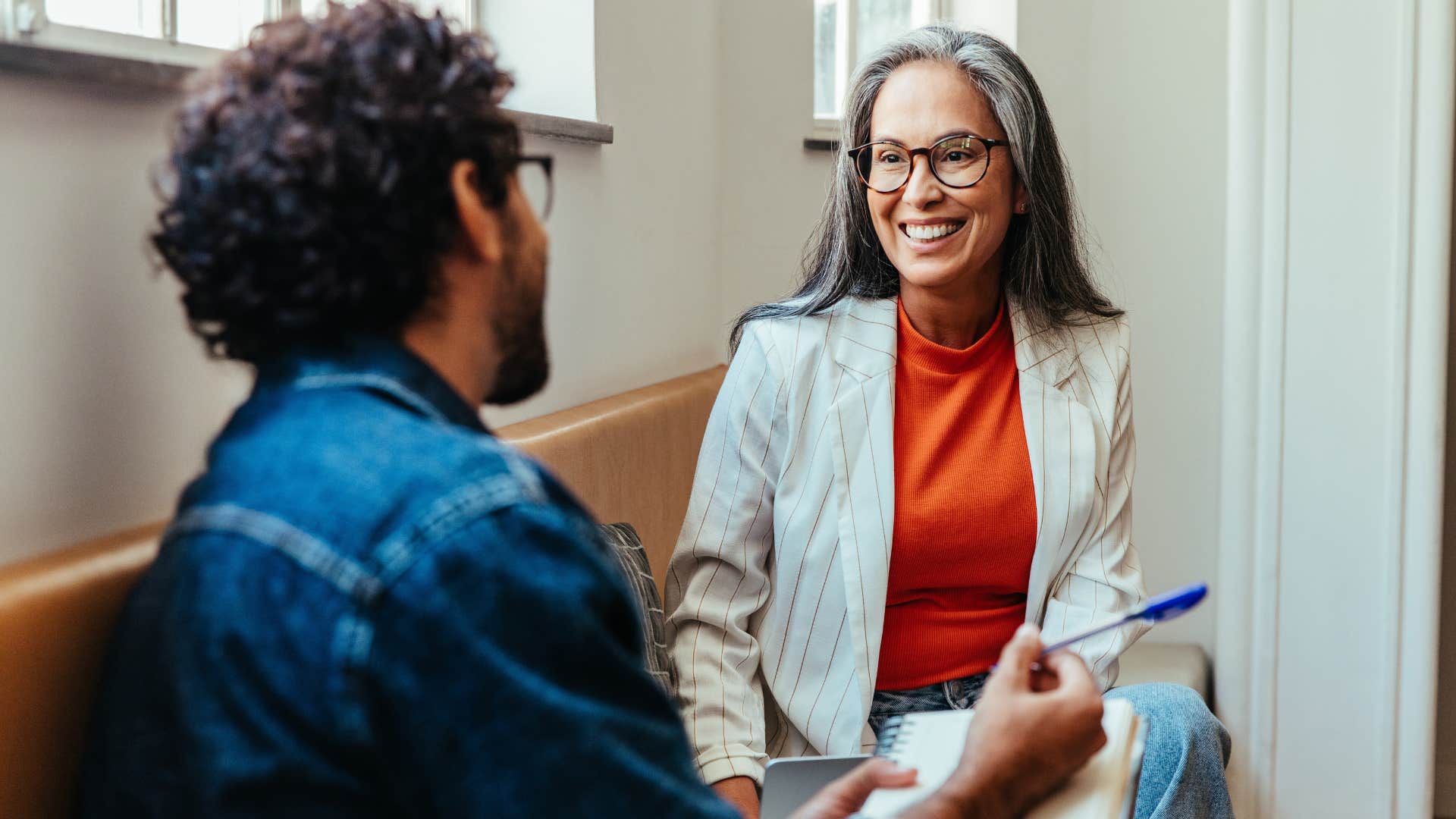 woman thinking about her reactions at work