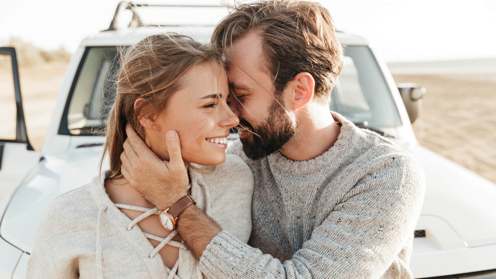 couple showing unconditional love to each other