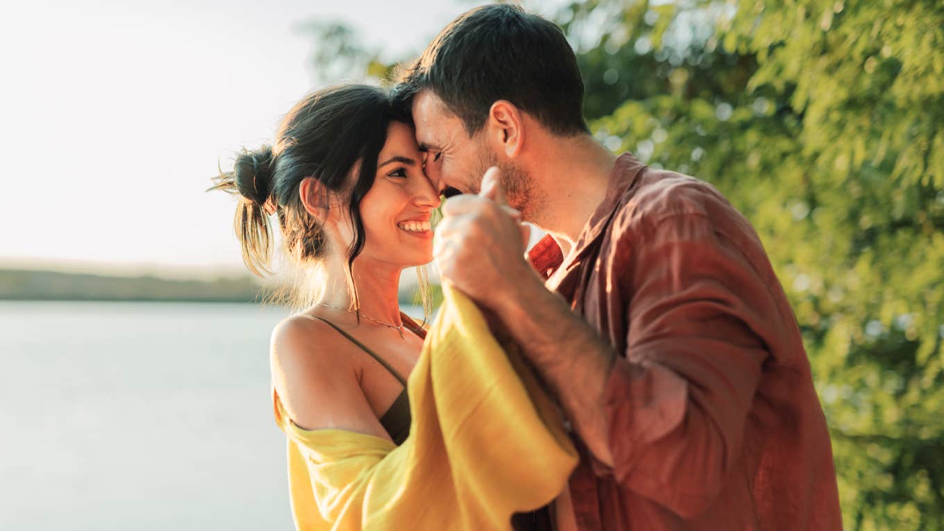 Married couple reconnecting through a simple bonding activity, symbolizing how shared experiences and quality time can repair even the most stressed marriages, according to relationship research.