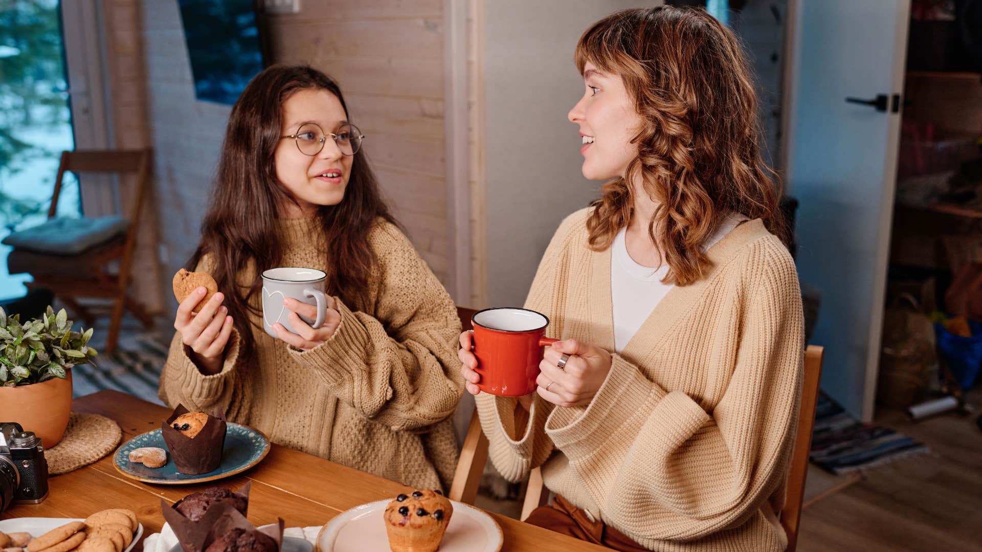woman raising a confident daughter by telling her not to try to fix someone