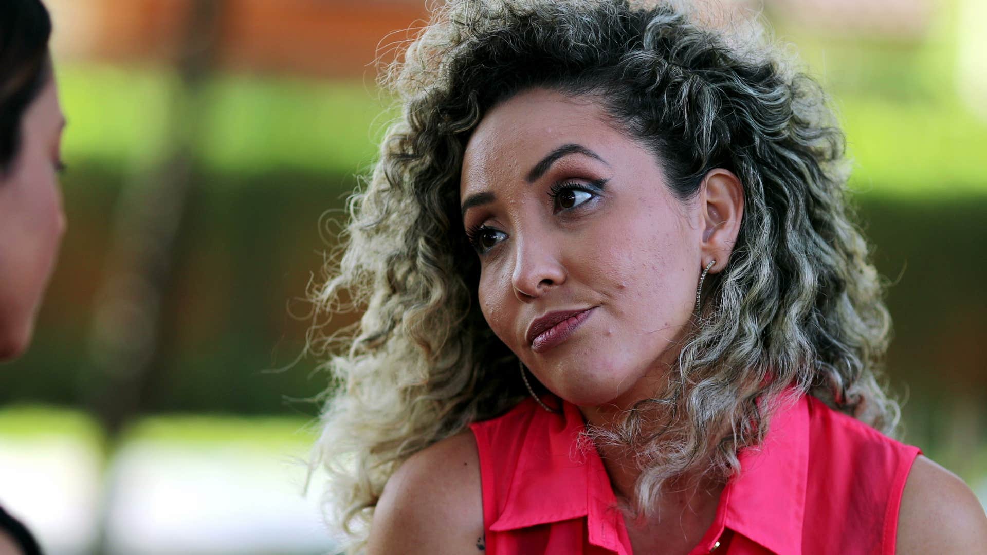 woman saying that's just how I am to her friend