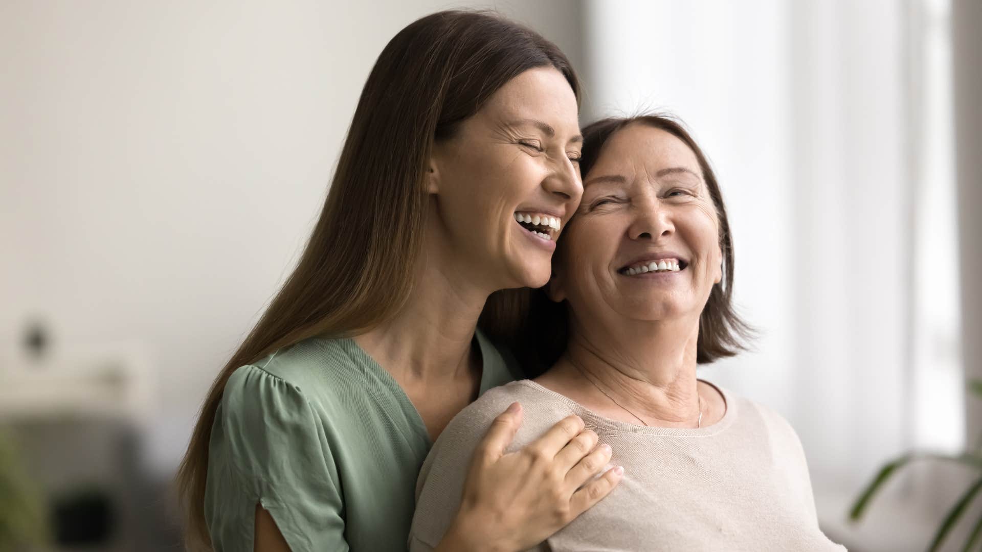woman who is trying calming fix of connecting with loved ones