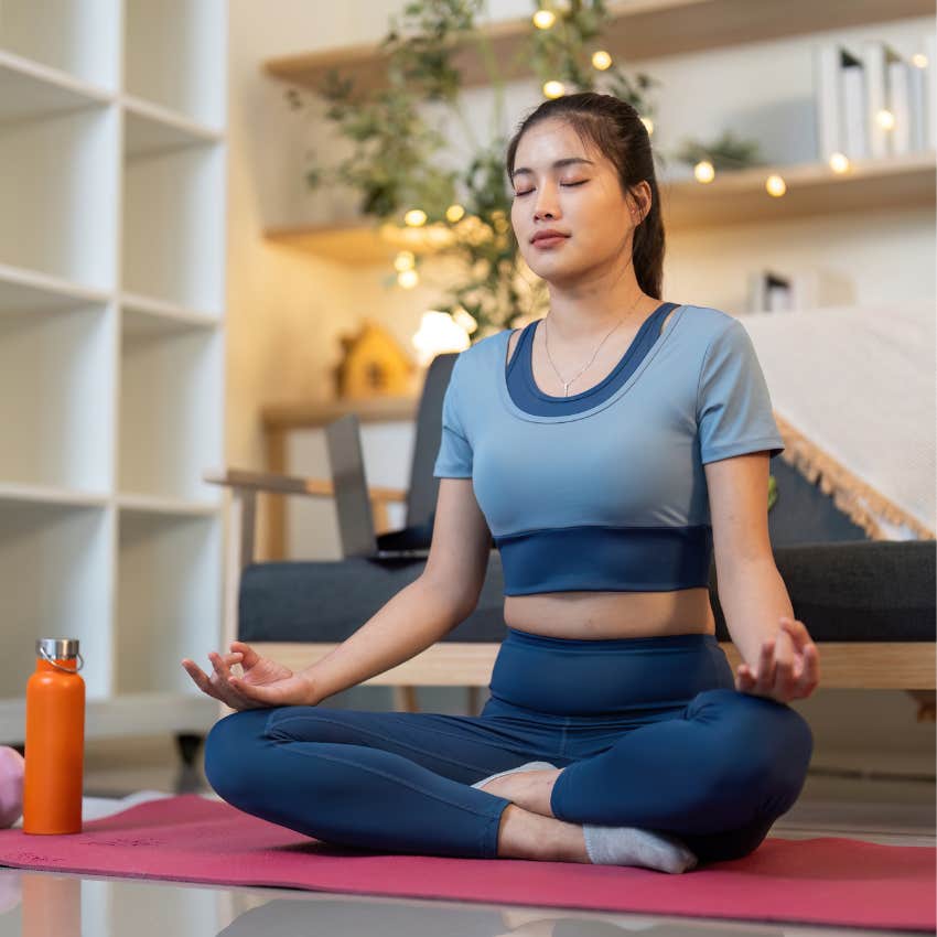 woman who finally slows down and connects with her sense of wholeness