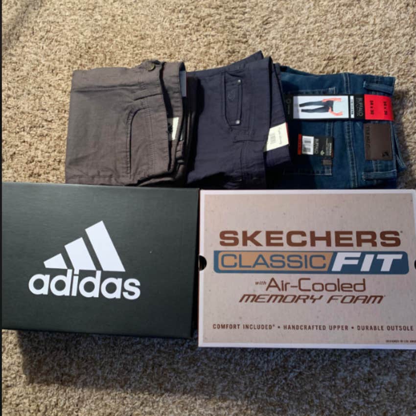 Boss helped out an employee wearing worn clothes with a shopping trip 