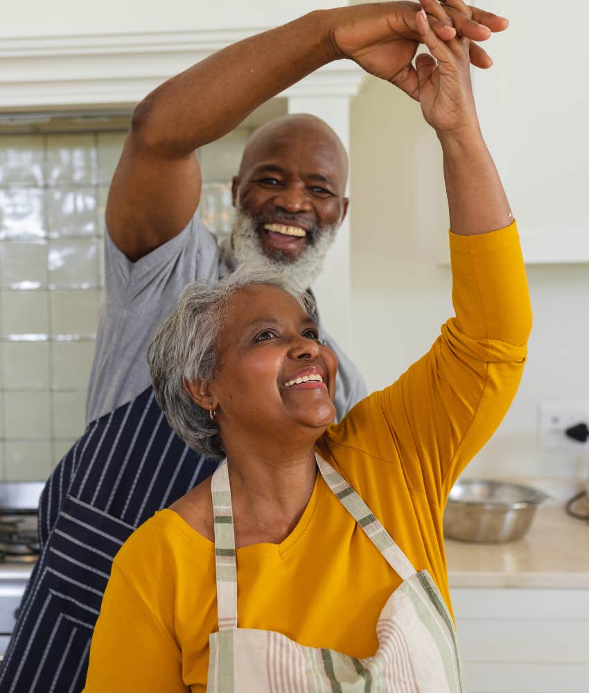 Couple with compatible personalities