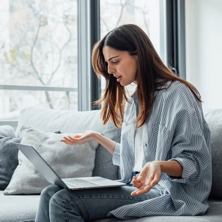 woman who is blocking her own happiness by believing she can do anything through happiness