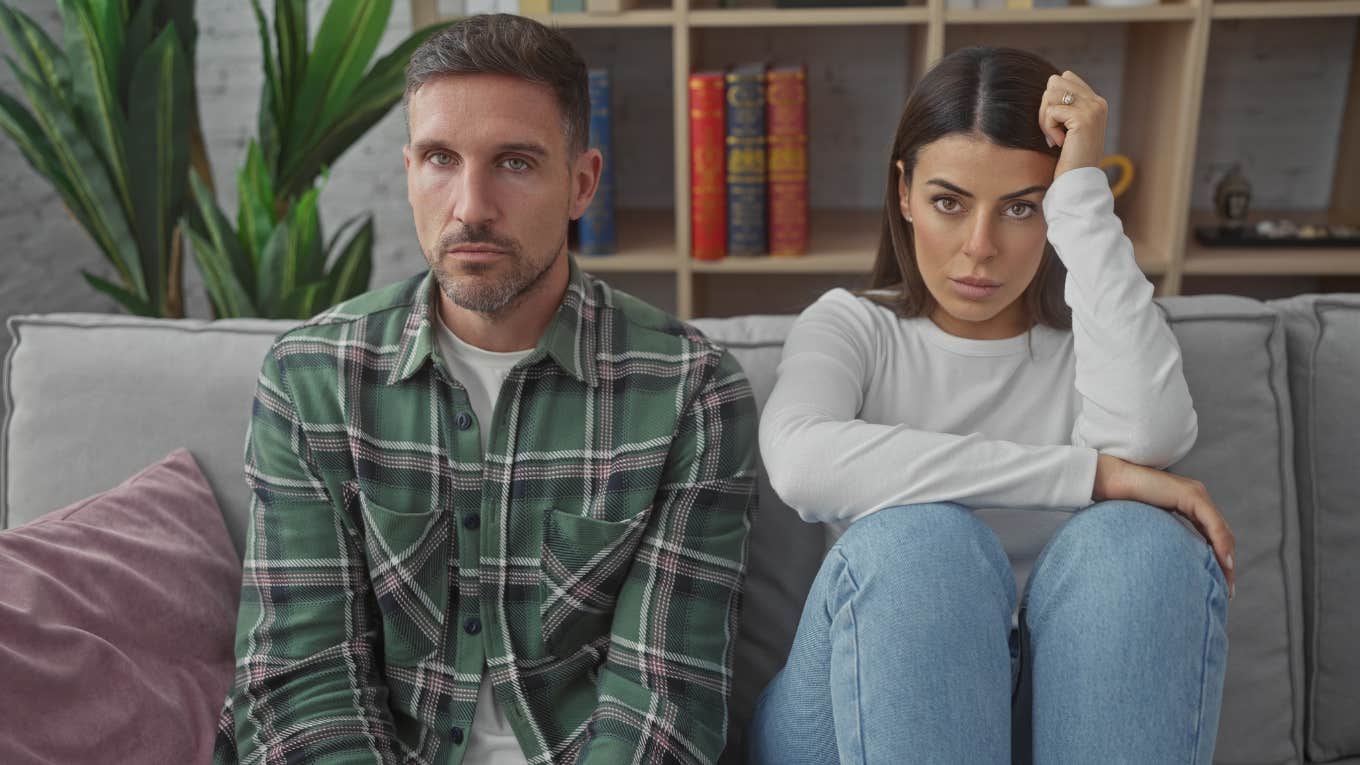 distant couple lacking physical intimacy