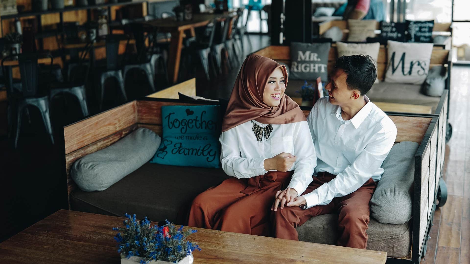 couple talking about their goals