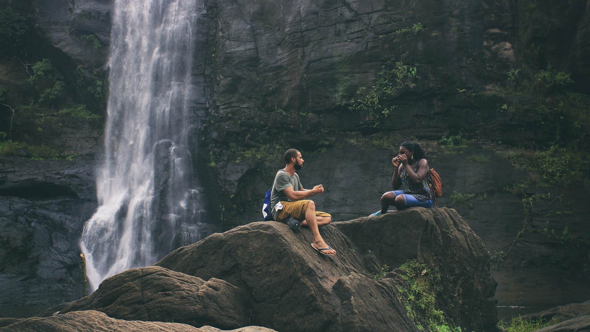 couple talking about what they want to do and ways to do it