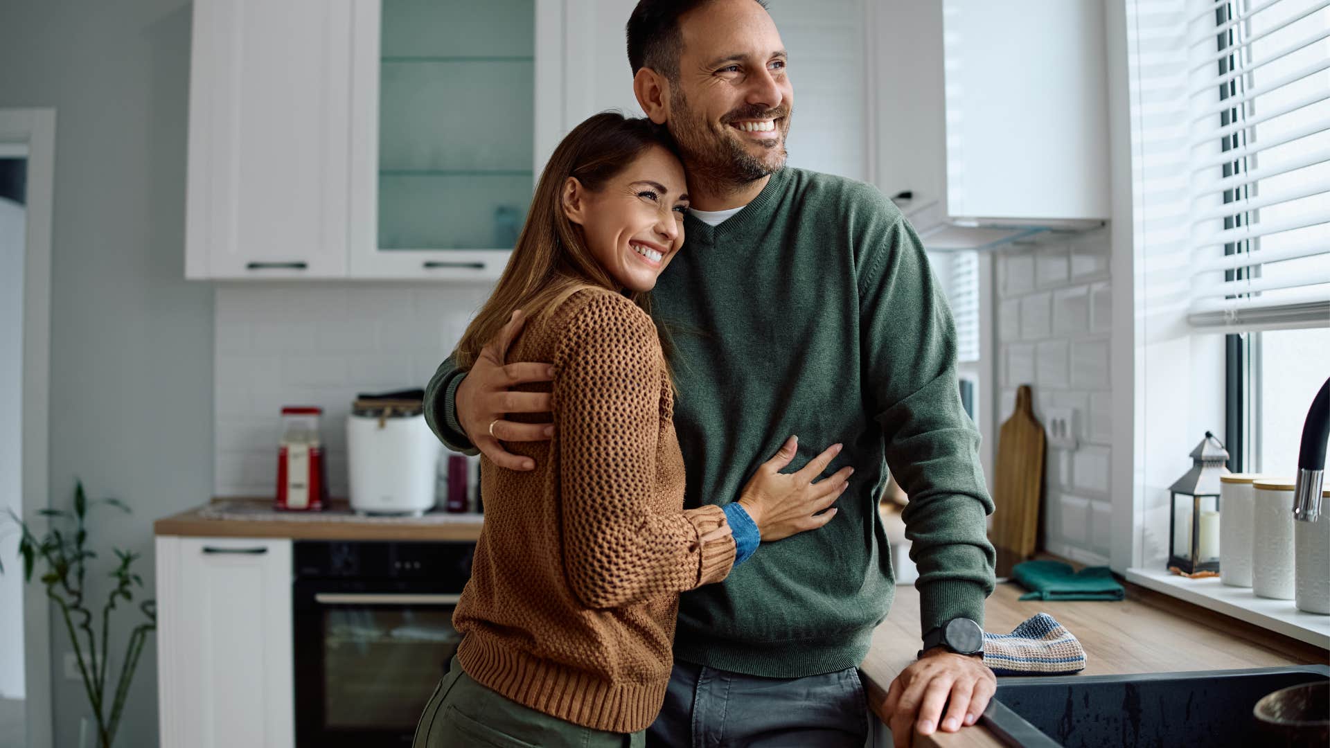 couple planning activity together at home