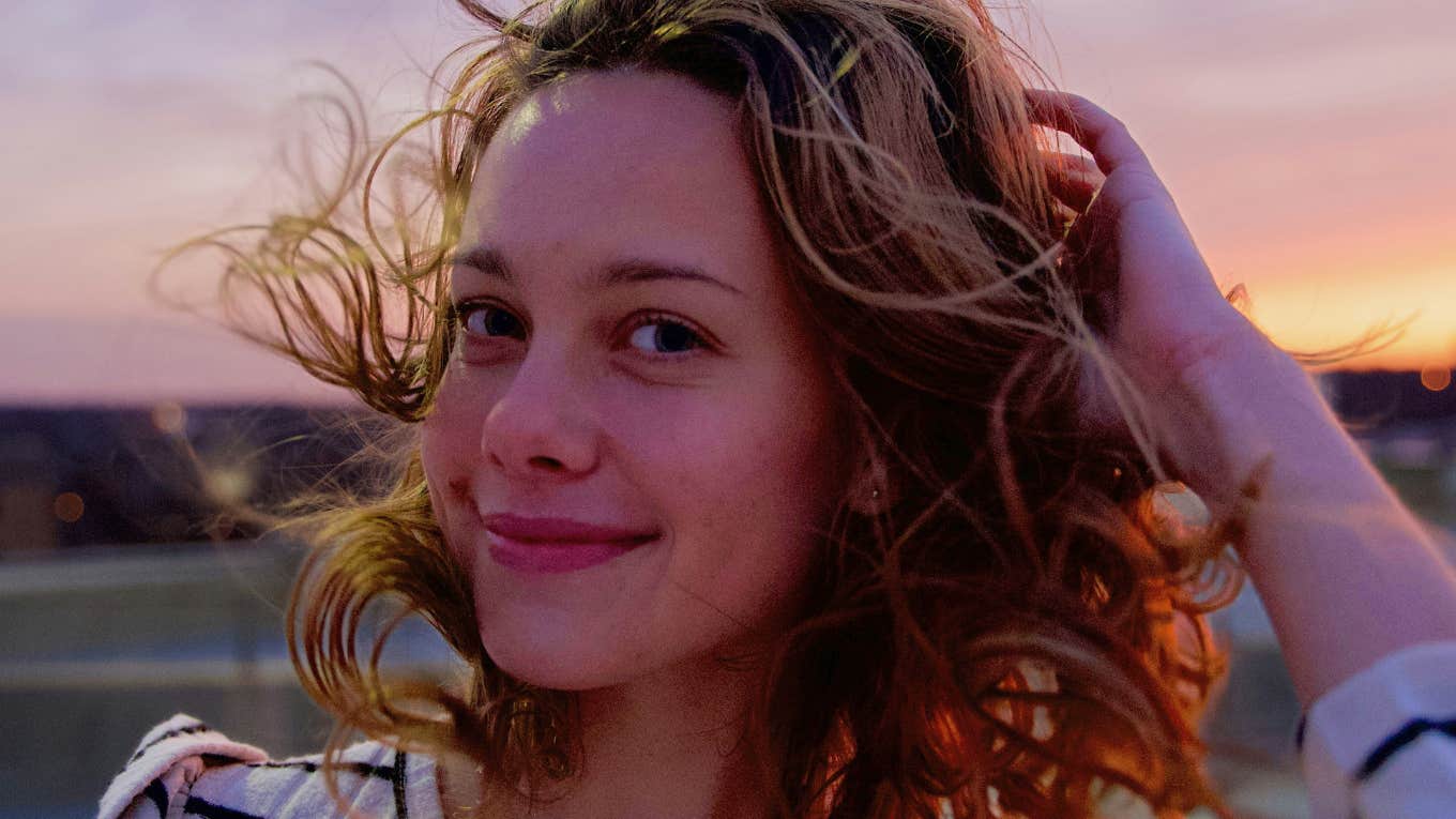 Woman has emotional chemistry.