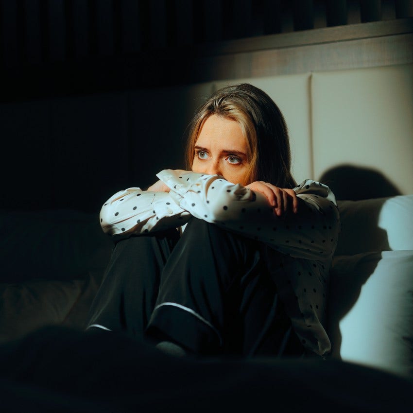 sad woman who always feels like she's the problem because of labeling and mislabeling