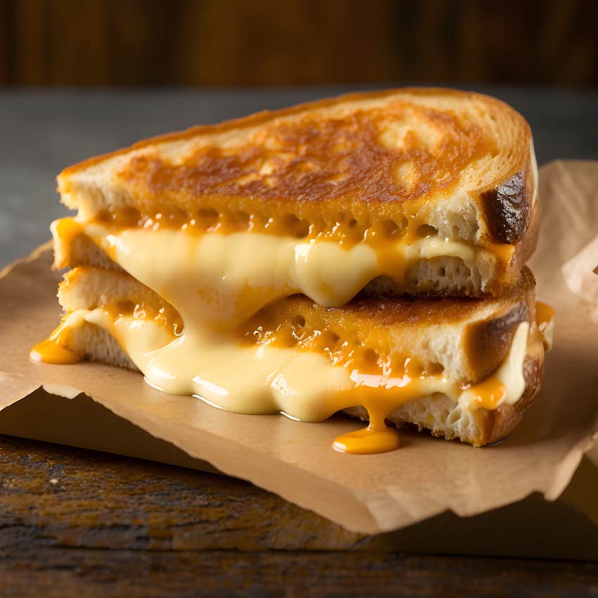 If your favorite food is a grilled cheese sandwich science says you have a good love life