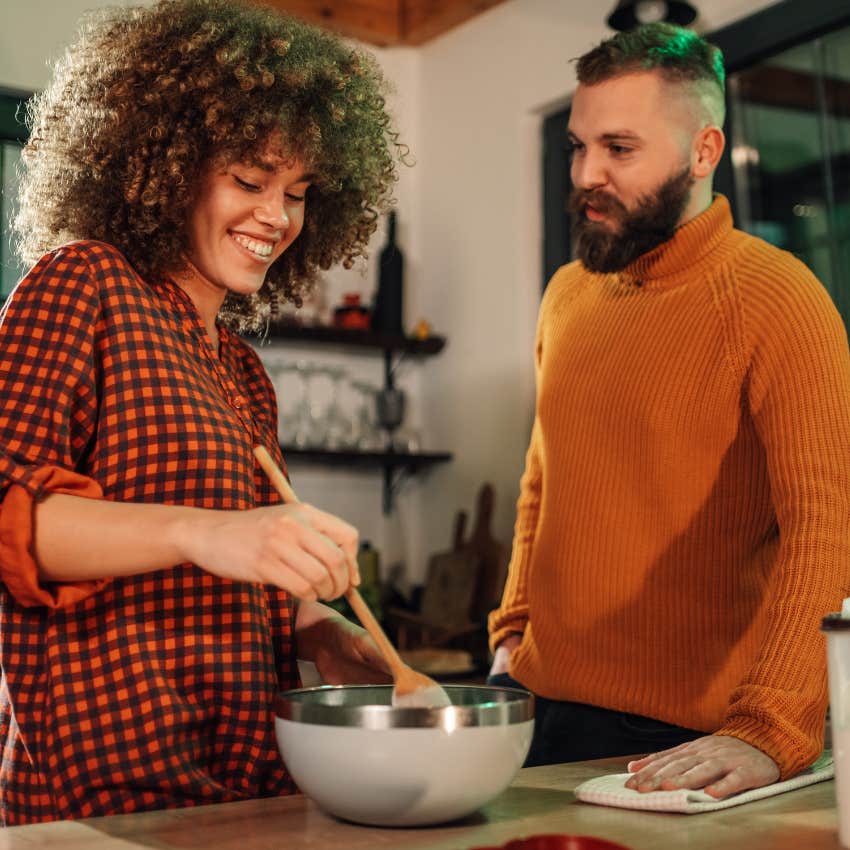 couple cooking together who knows that privacy can be intimate