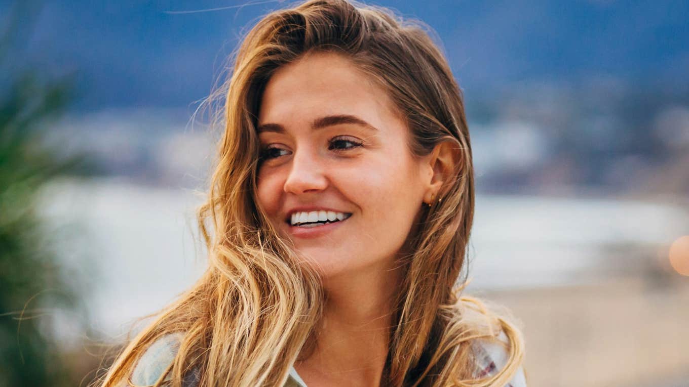 Woman has healthy love.