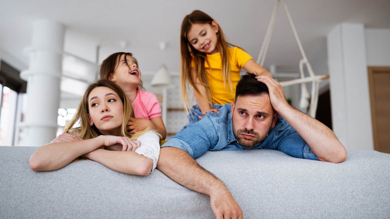 parents trying to protect their kids from financial worries