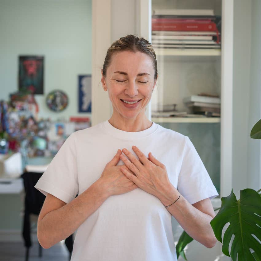 confident woman who forgives herself when she feels insecure