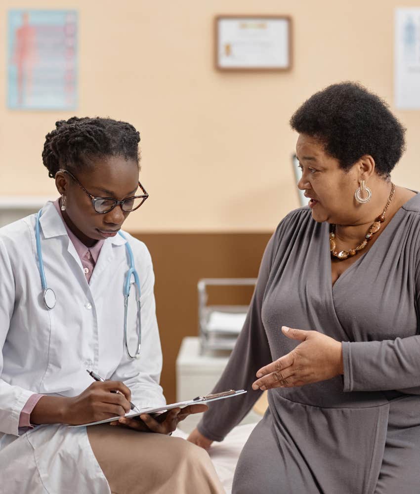 HRT's were unprescribed over cancer fears woman at doctor office