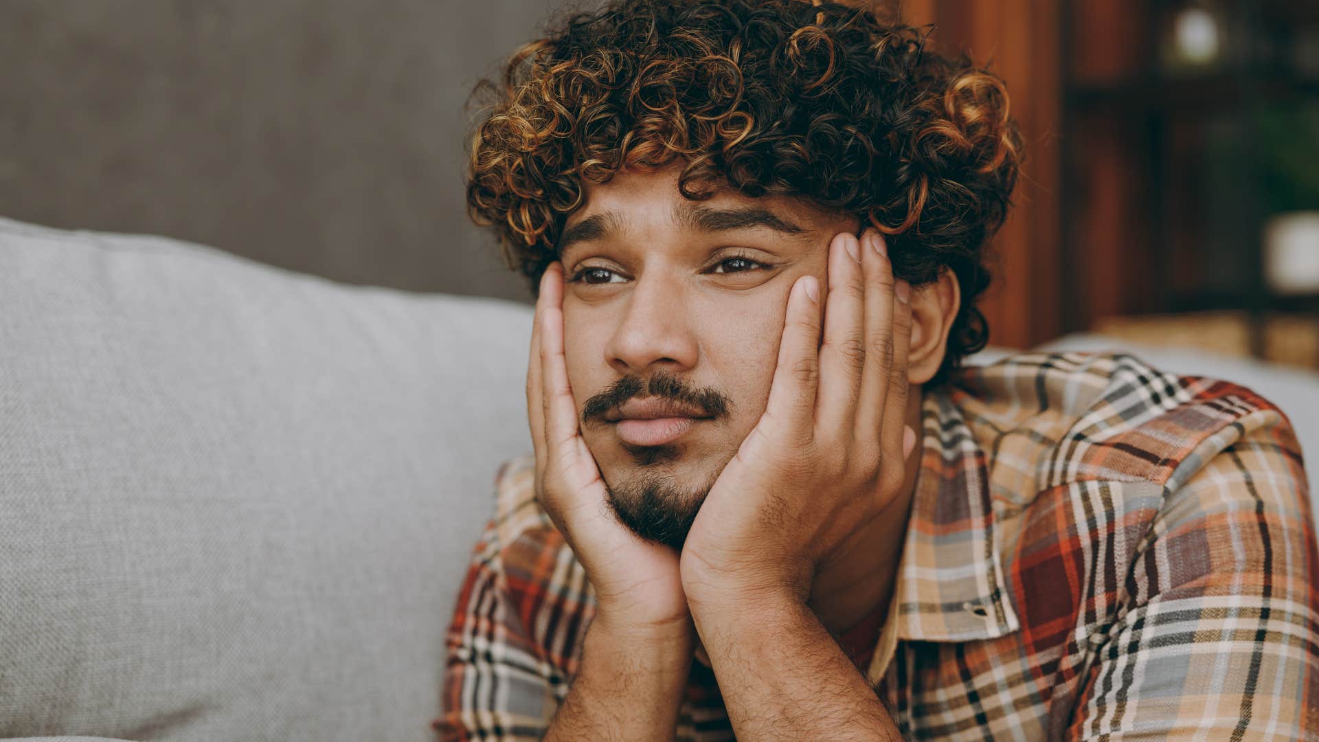 man thinking about a loss of desire in his marriage