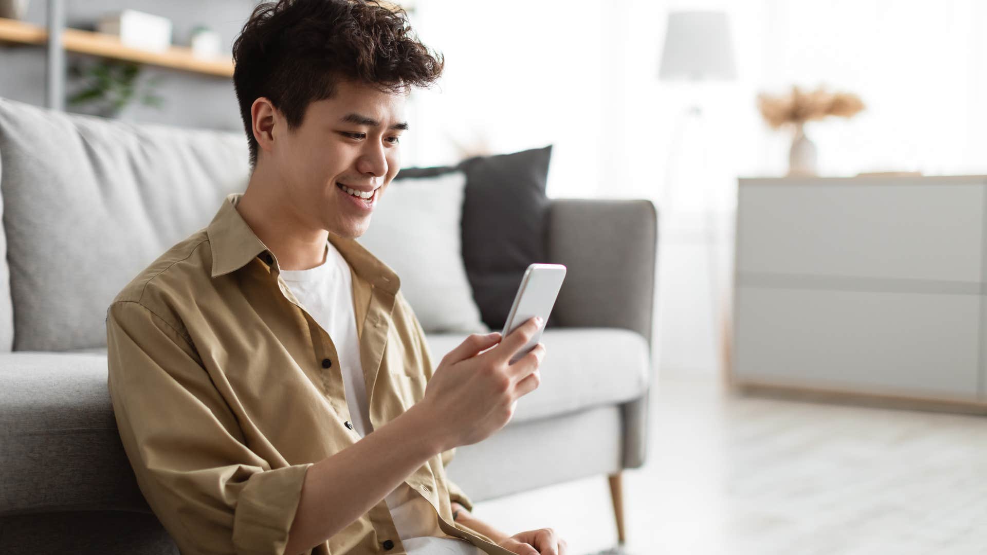 if a man sends you these texts he's way more emotionally attached than they seem being with you feels like home