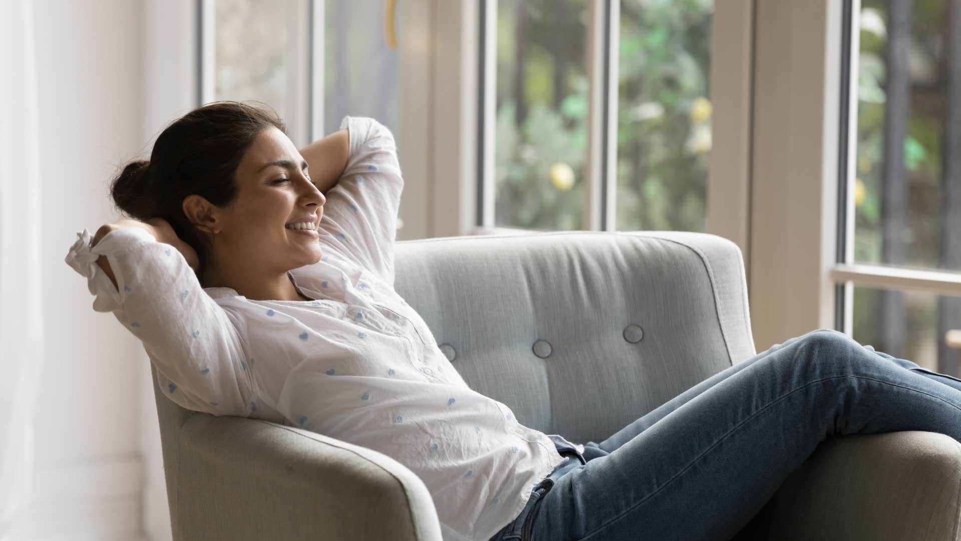 woman who goes with the flow