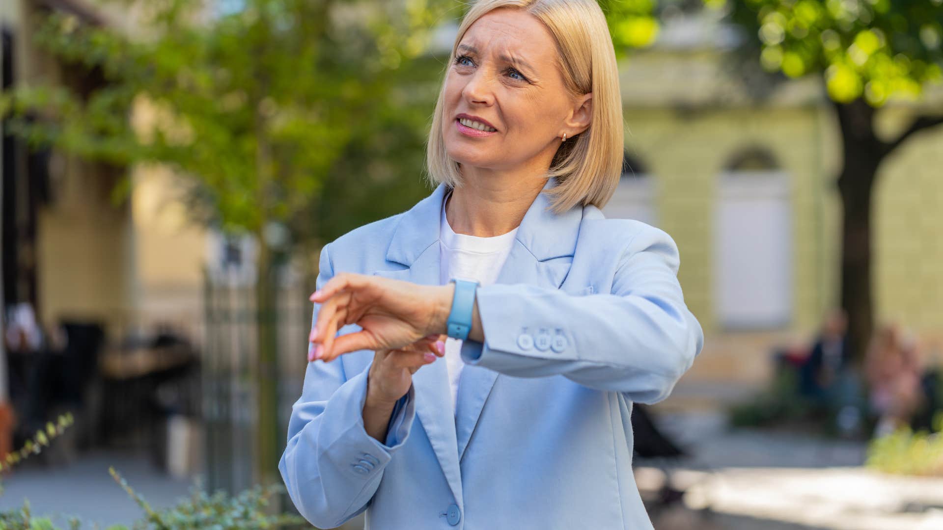 woman who puts things off for later