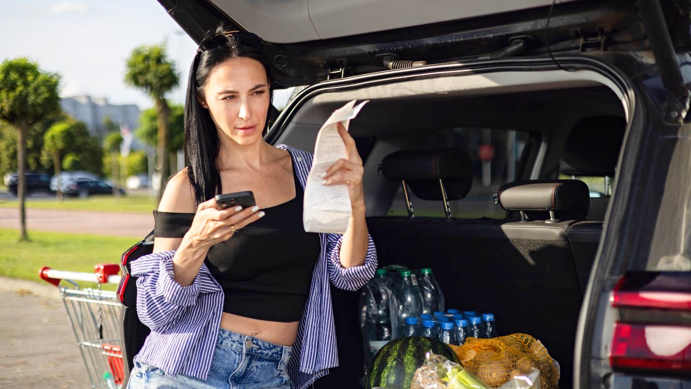 if someone keeps every receipt they're secretly worried about these things