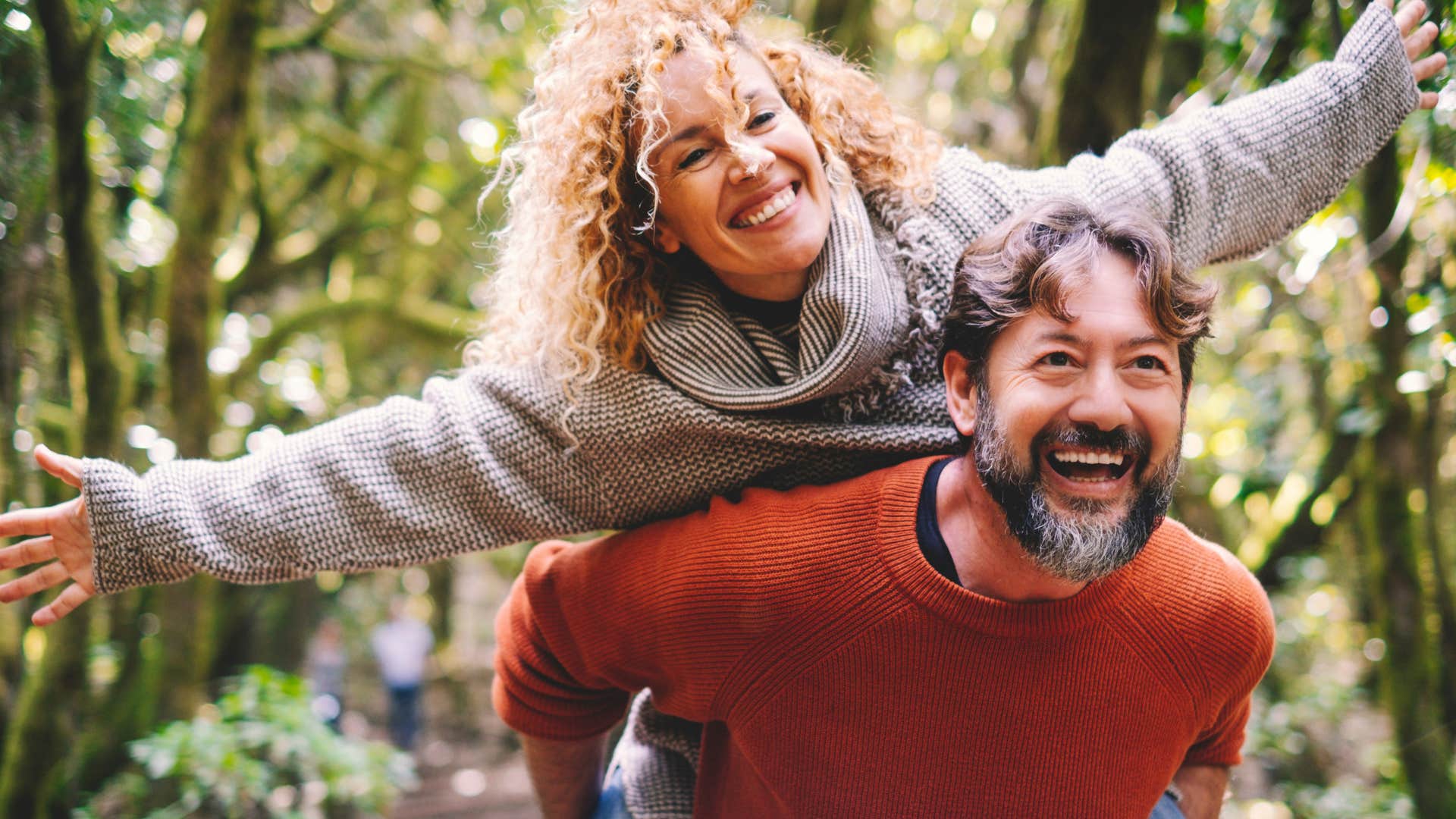 man making space for his wife's quirky personality