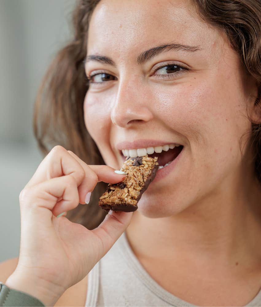 Person eats chocolate so maybe therapy isn't working