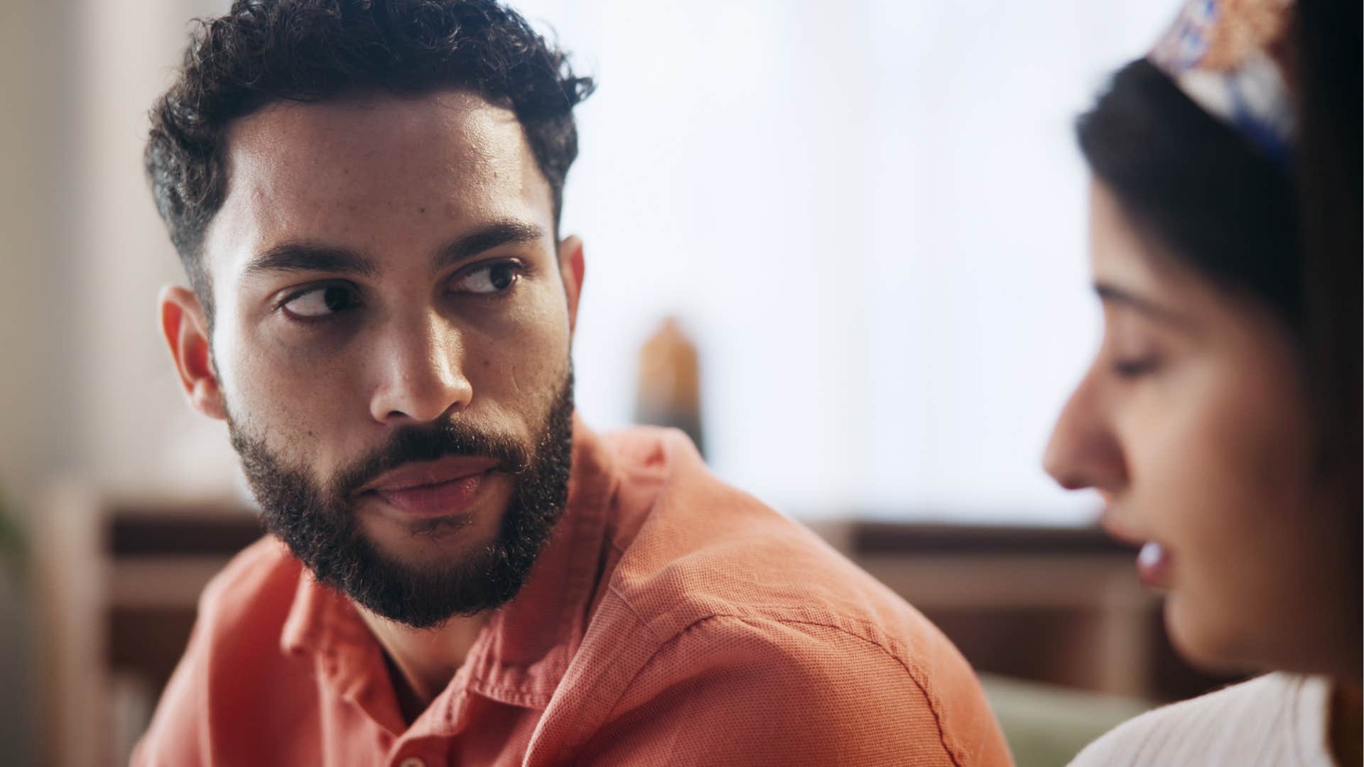 Emotionally mature couple talk about fantasies