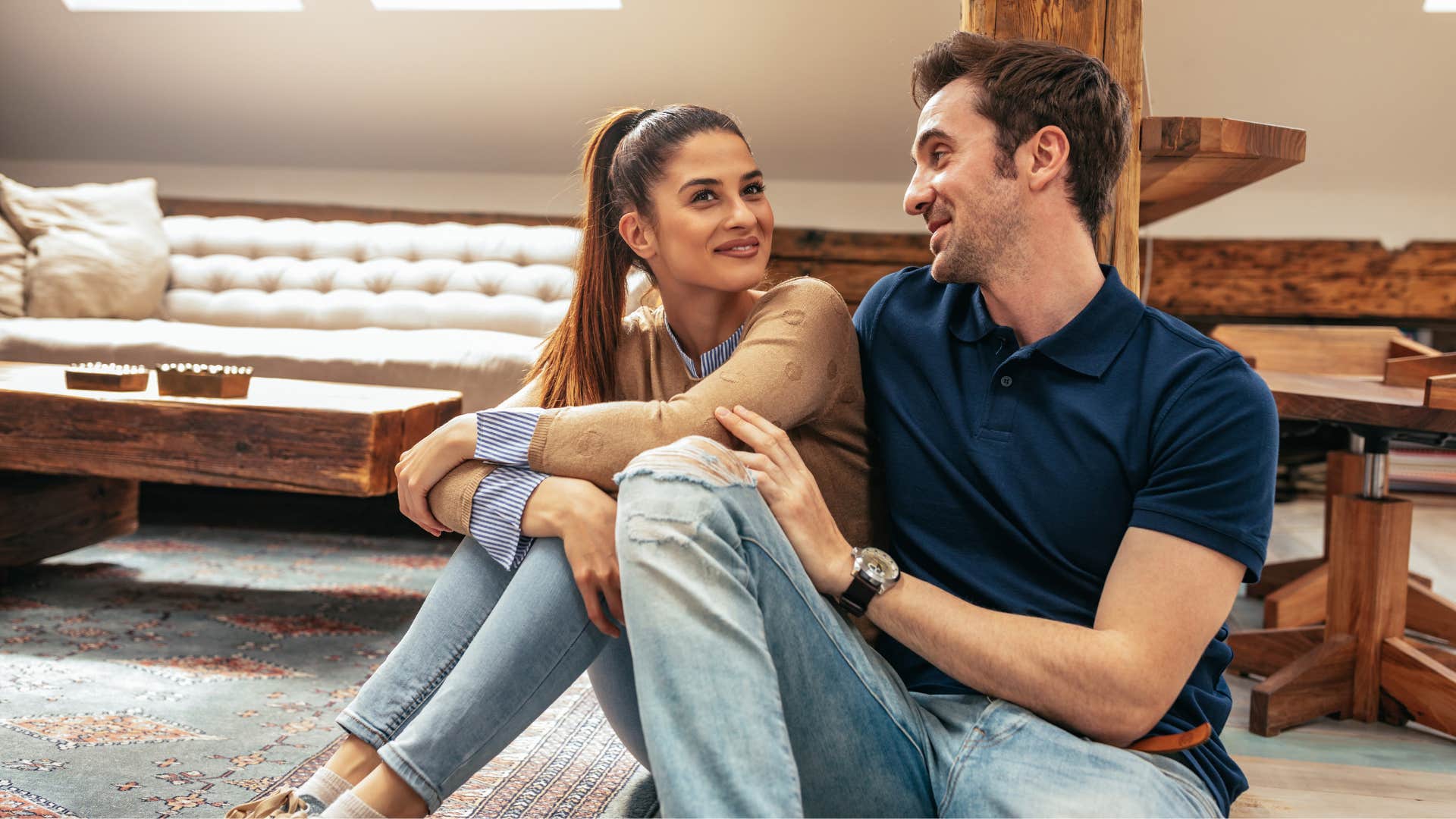 Emotionally mature couple have honest conversation